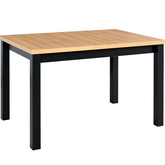 Maxmilián 5 jídelní stůl, dub grandson/černá
