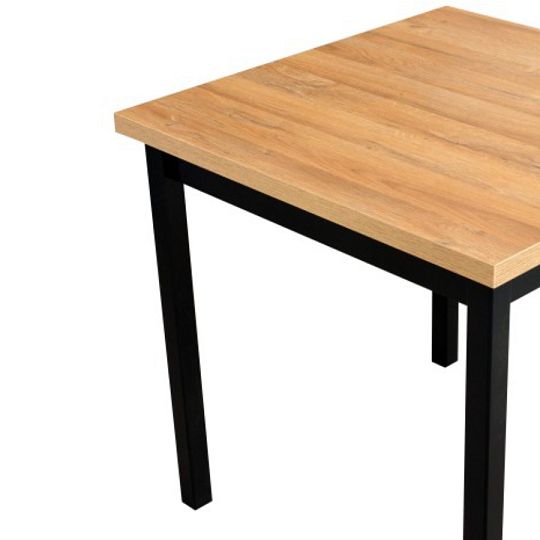 MAXMILIÁN 9 jídelní stůl, dub grandson/černá