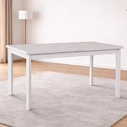 MADONA 1P rozkládací jídelní stůl, bílá