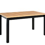 MADONA 1 rozkládací jídelní stůl, dub grandson/černá