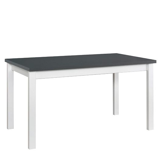 ALBATROS 1 rozkládací jídelní stůl, grafit/bílá