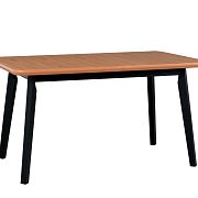 OSTENA 8 Jídelní stůl, dubová dýha přírodní/černá