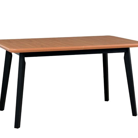 OSTENA 8 Jídelní stůl, dubová dýha přírodní/černá