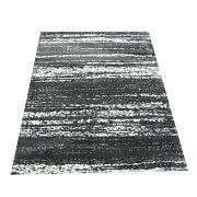 Bolero Shaggy 3493 bílá/tmavě šedá, kusový koberec, obdélník, 80x150