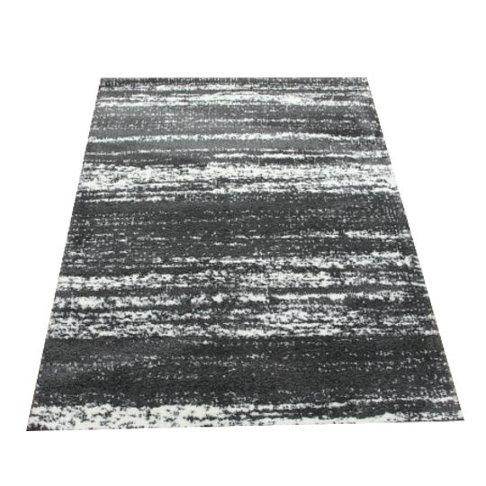 Bolero Shaggy 3493 bílá/tmavě šedá, kusový koberec, obdélník, 80x150