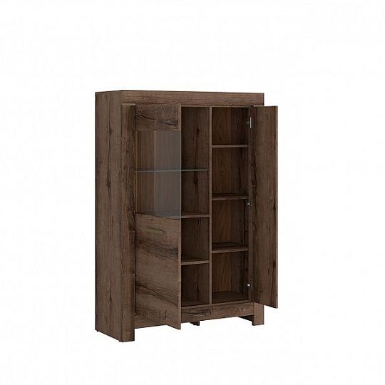 Balin Vitrína REG1D1W, Dub monastery+Led osvětlení