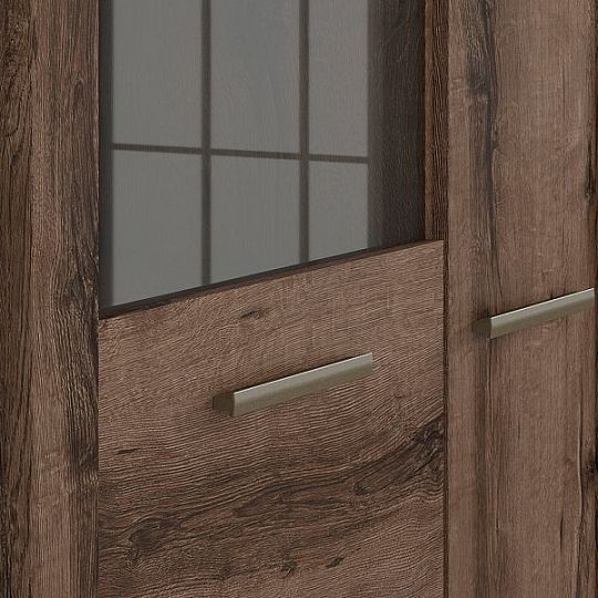 Balin Vitrína REG1D1W, Dub monastery+Led osvětlení