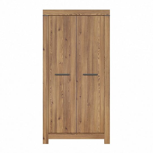 BALIN šatní skříň SZF2D, modřín sibiu zlatý