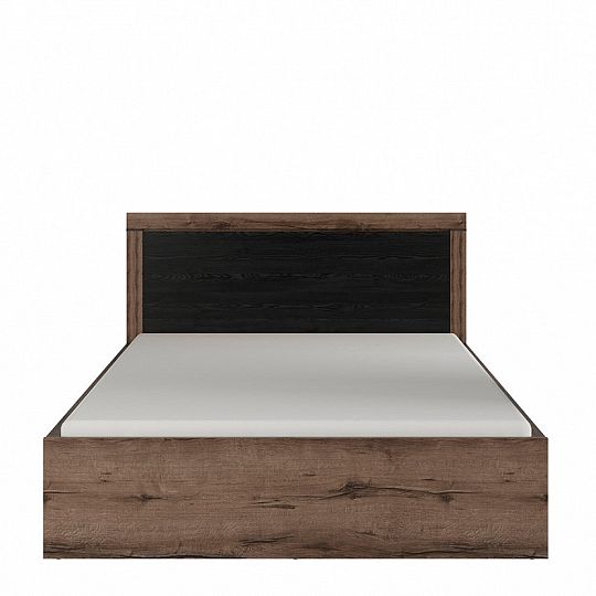 BALIN postel LOZ/160/B, dub monastery/dub černý