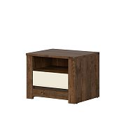 RUSO noční stolek KOM1S, dub april/perleťový lesk