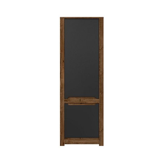 RUSO regál REG2D dub april/černý mat