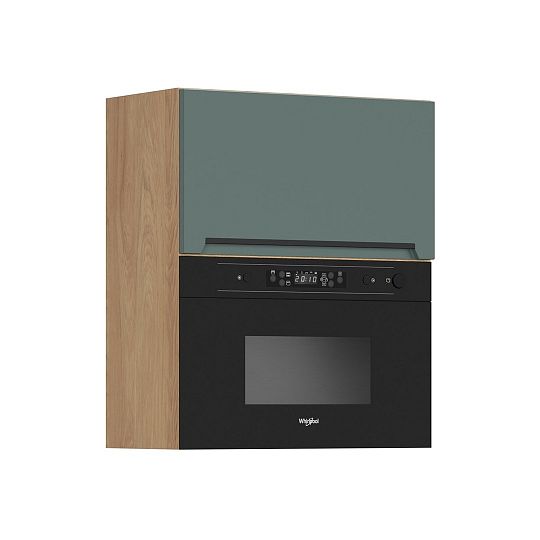 Family Line Skříňka Iris GMO-60/72-O, Dub hikora/Boho green matt