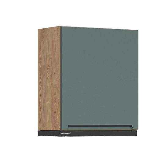 Family Line Skříňka Iris GOO-60/68-P, Dub hikora/Boho green matt