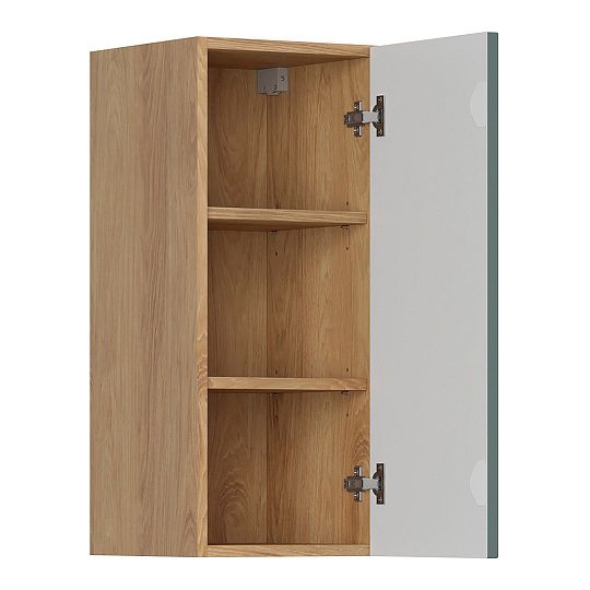 Family Line Skříňka Iris G-30/72-P, Dub hikora/Boho green matt