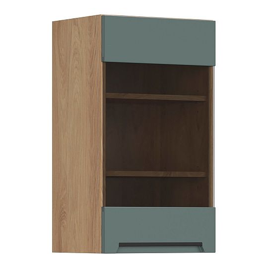 Family Line Skříňka Iris G-40/72-LV, Dub hikora/Boho green matt