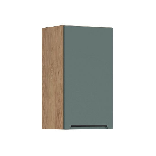 Family Line Skříňka Iris G-40/72-P, Dub hikora/Boho green matt