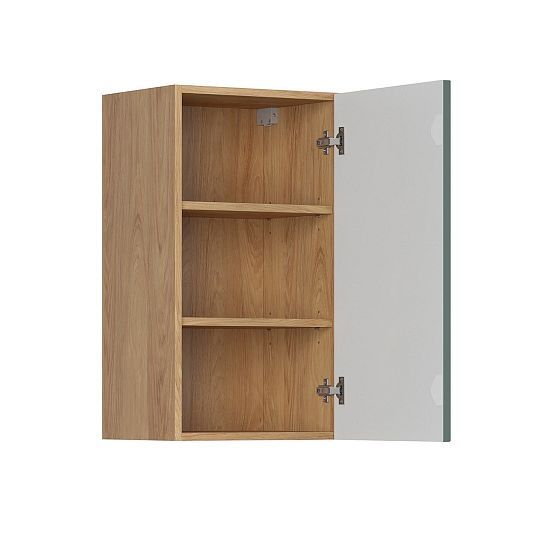 Family Line Skříňka Iris G-40/72-P, Dub hikora/Boho green matt