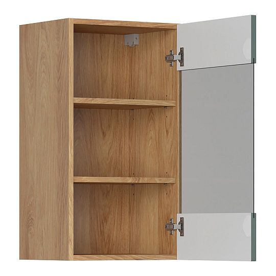 Family Line Skříňka Iris G-40/72-PV, Dub hikora/Boho green matt