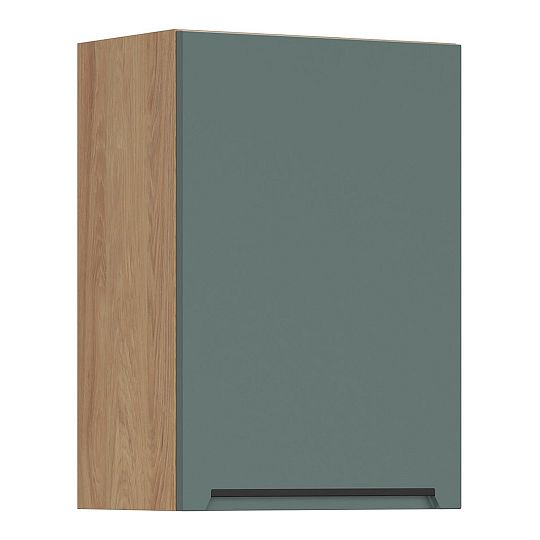Family Line Skříňka Iris G-50/72-P, Dub hikora/Boho green matt