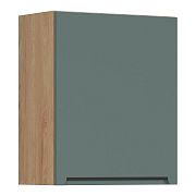 Family Line Skříňka Iris G-60/72-P, Dub hikora/Boho green matt