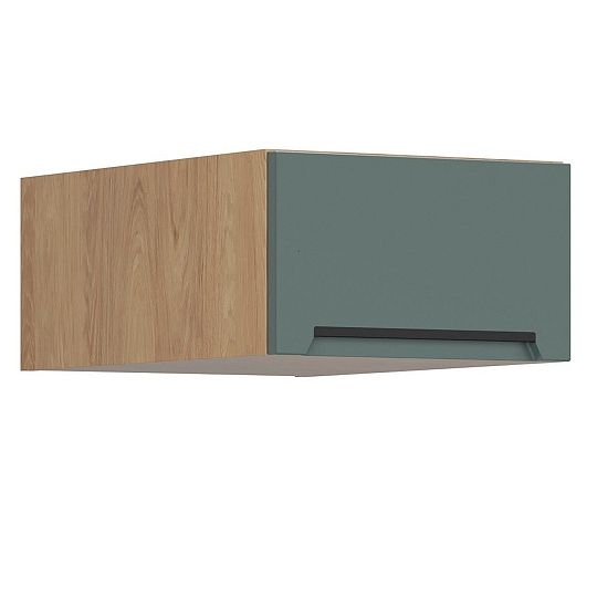 Family Line Skříňka Iris NO-40/23-O, Dub hikora/Boho green matt